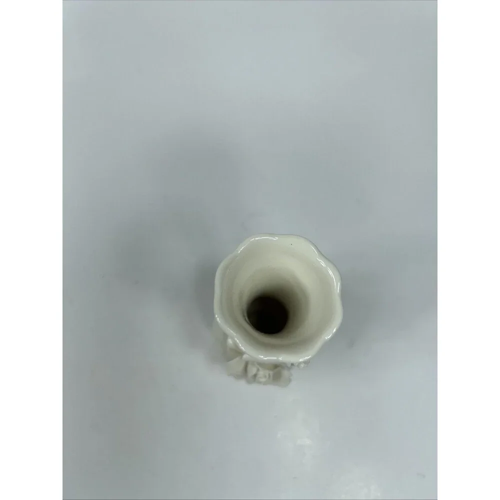 Paris Royal Bud Vase Flowers Vintage Cream Porcelain Pottery 4” Tall